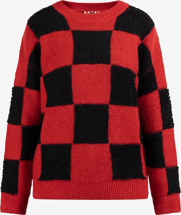 myMo ROCKS - Pullover 'Nolie' em vermelho: frente