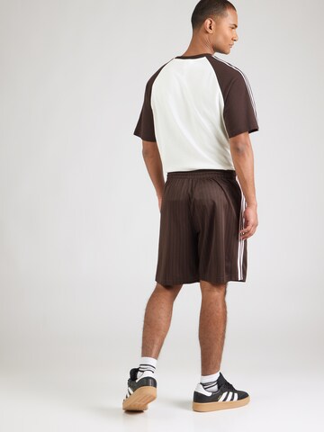 Largi Pantaloni 'FIREBIRD' de la ADIDAS ORIGINALS pe maro