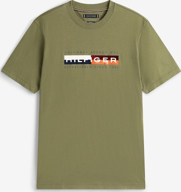 TOMMY HILFIGER T-Shirt in Grün: Vorderseite