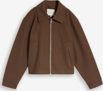 TOM TAILOR DENIM Übergangsjacke in Braun: Vorderseite