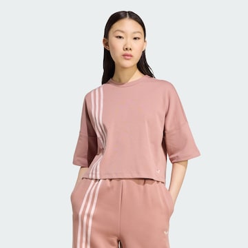 T-shirt ADIDAS ORIGINALS en rose : devant