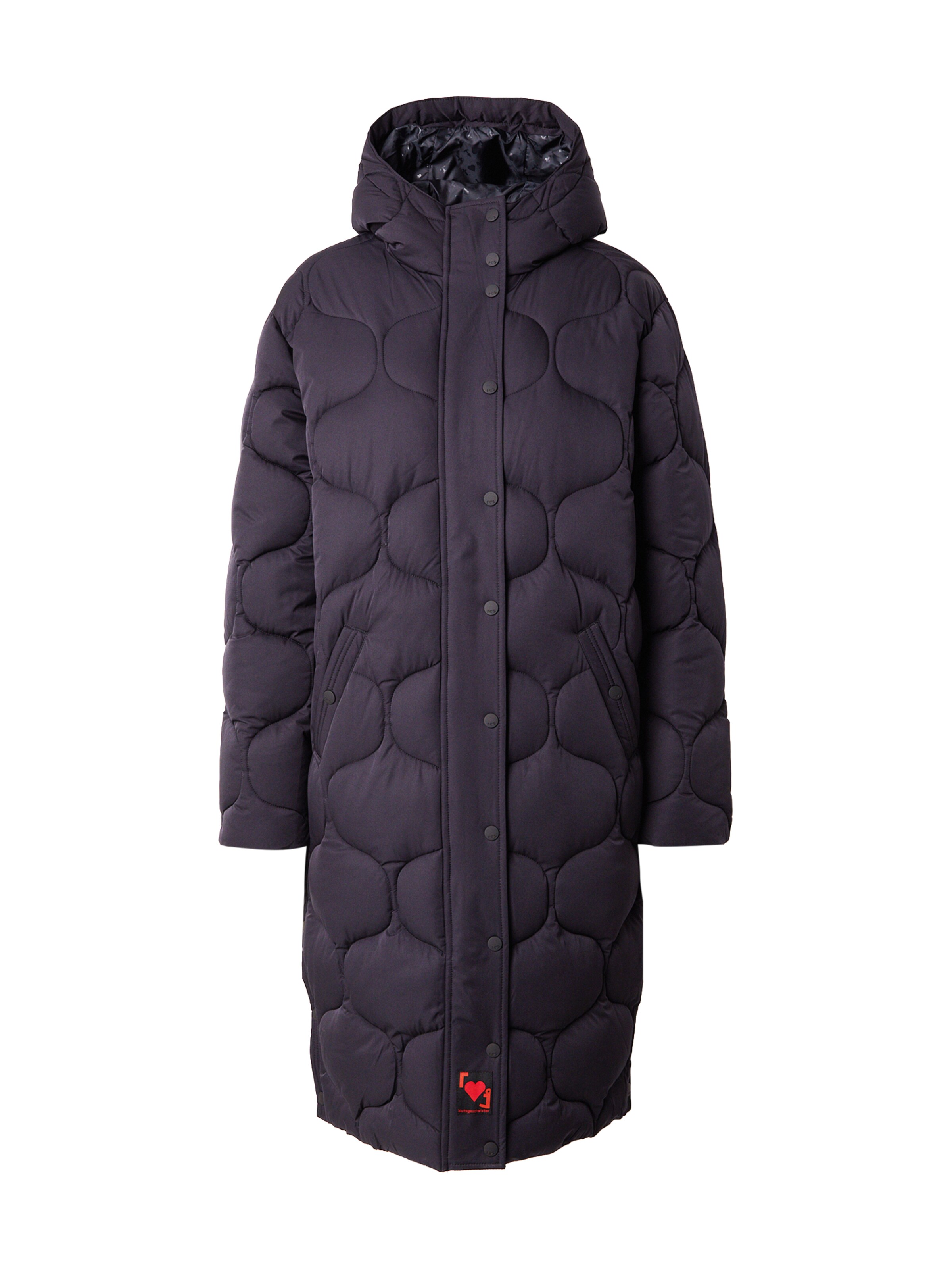 Blutsgeschwister Mantel 'Mister' in Schwarz: Vorderseite