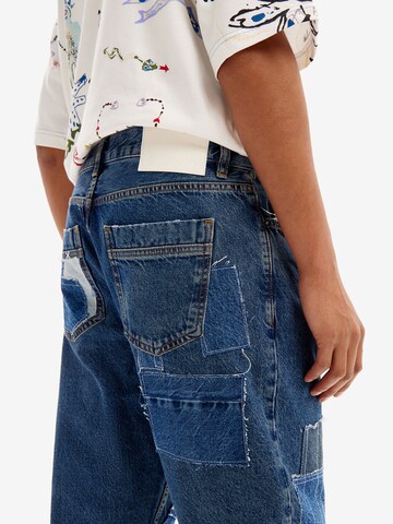 Desigual Tapered Τζιν σε μπλε