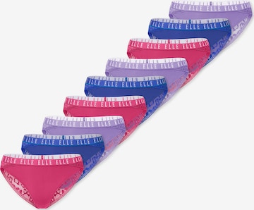 ELLE Brasilslip ' Lace ' in Blau: Vorderseite