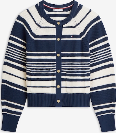 TOMMY HILFIGER Kardigan u mornarsko plava / vuneno bijela, Pregled proizvoda