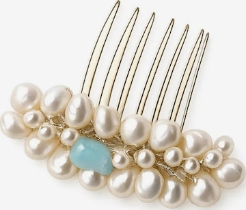 Ornement pour cheveux 'Jill' Sally Jane Bridal en argent : devant