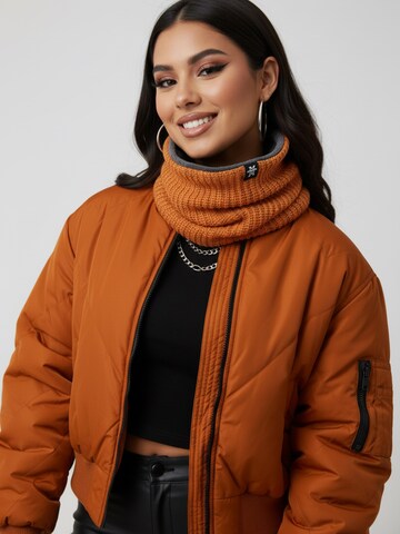 Manufaktur13 Schlauchschal 'Neckwarmer'‌‌‌‌‌‌‌‌‌‌ in Braun: Vorderseite