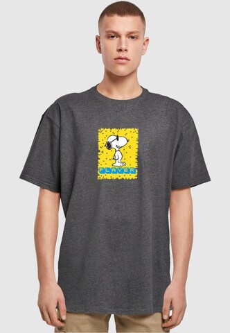 T-Shirt 'Peanuts - Player' Merchcode en gris : devant