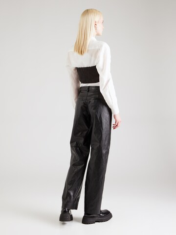 Lindex Regular Pants 'Margaret' in Black