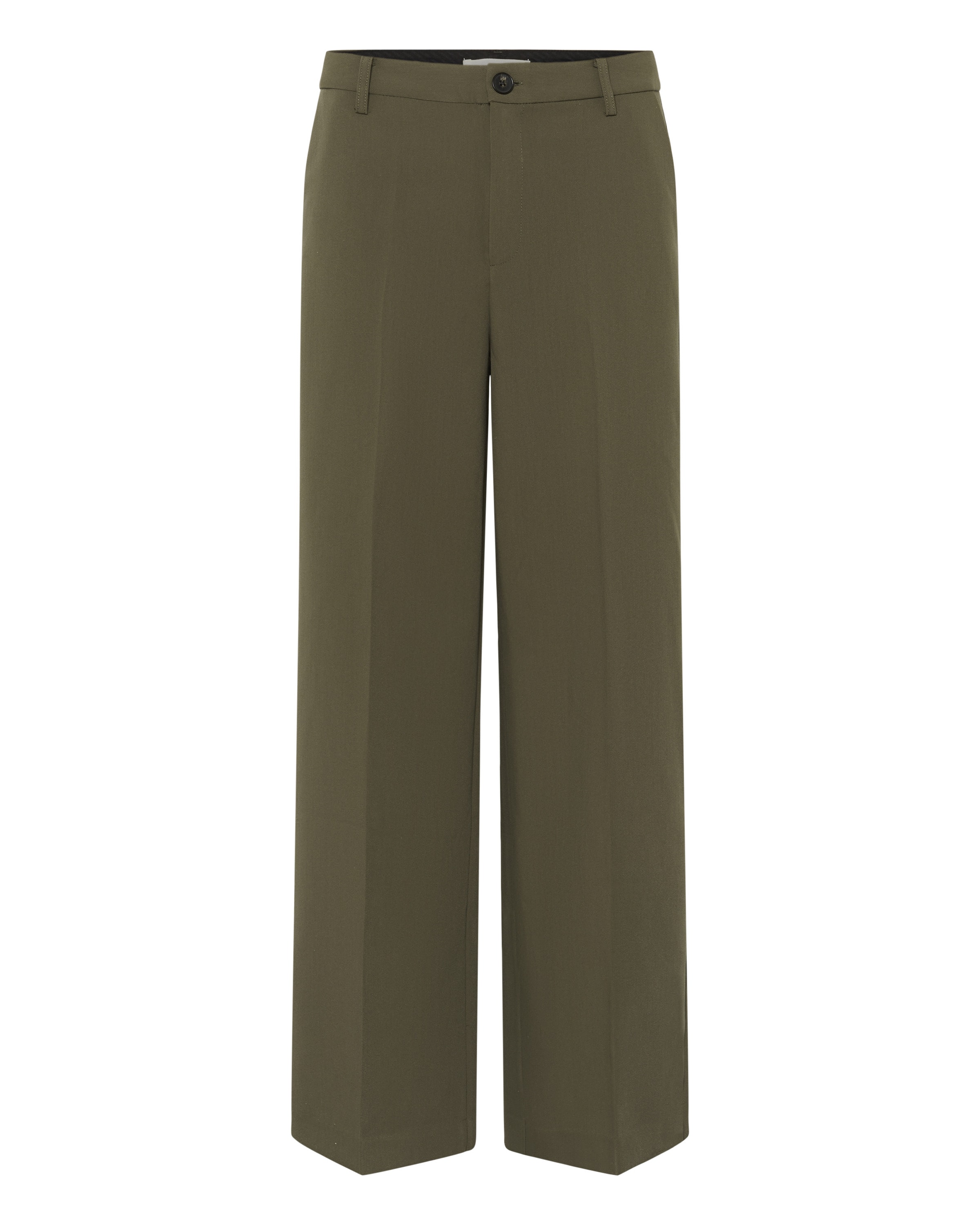 Pantalon à plis 'NinnesaPW' Part Two en vert : devant