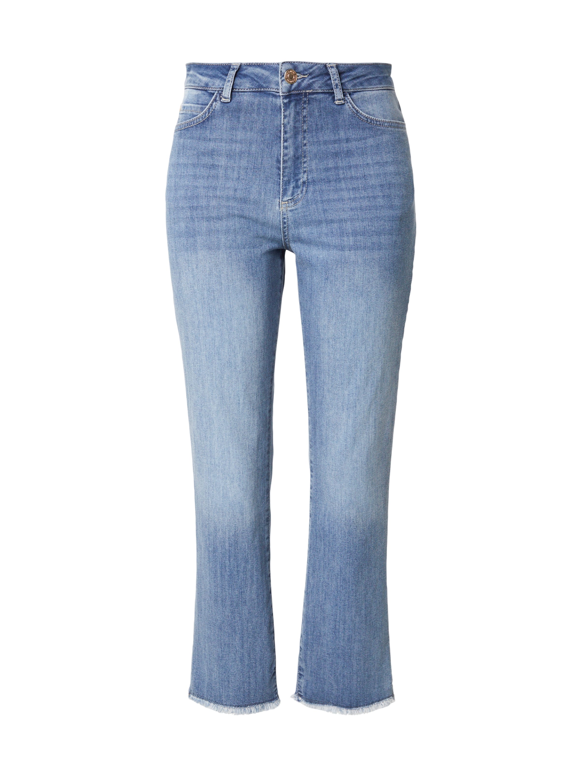 MORE & MORE Slimfit Jeans in Blau: Vorderseite