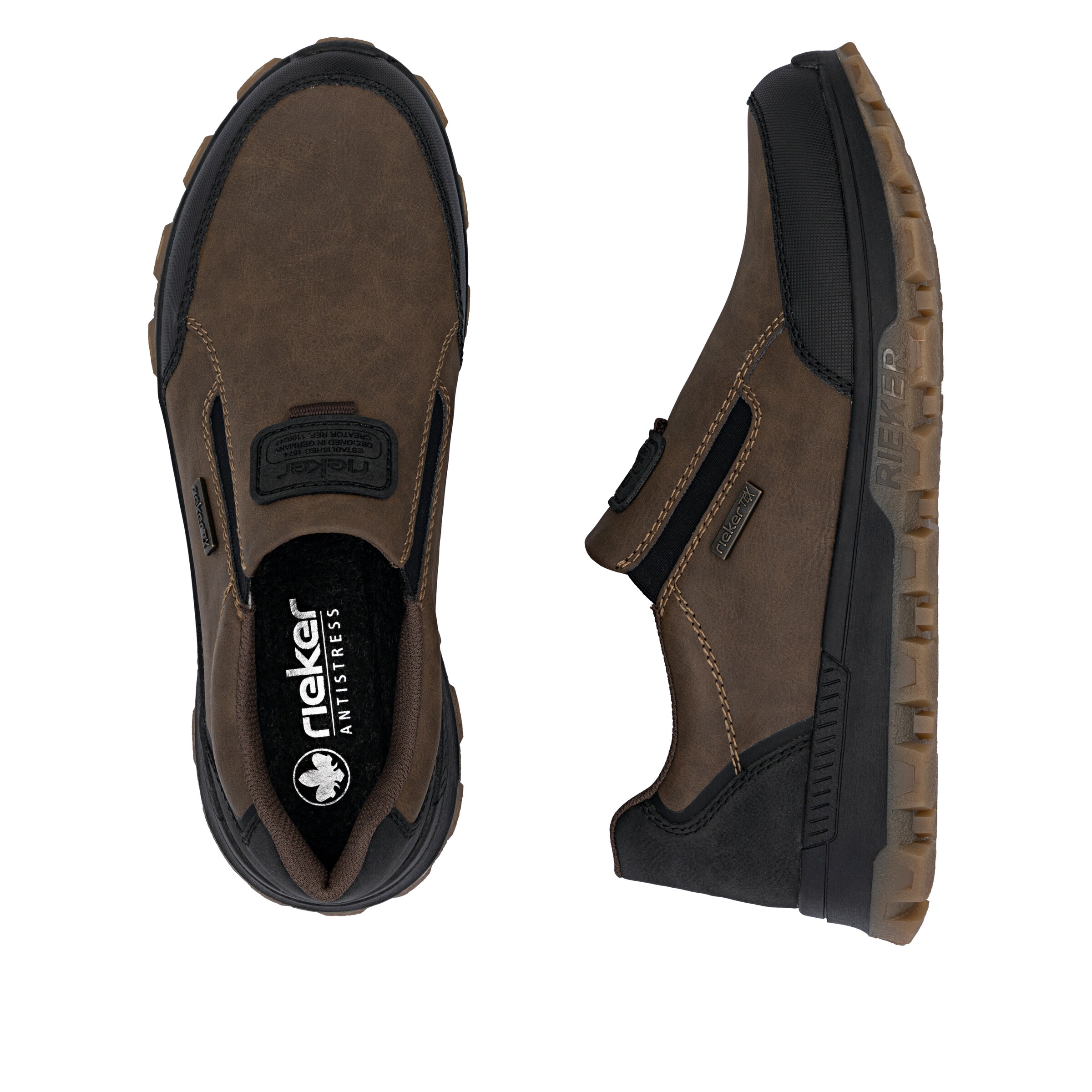 Rieker Slipper in Braun