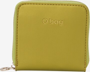 O bag Brieftasche In Widerstandsfähiges, Flexibles, Wasserdichtes Schaumkunststoffmaterial Komplett Mit Reißverschluss Aus Gummiertem Stoff O half wally in Grün: Vorderseite