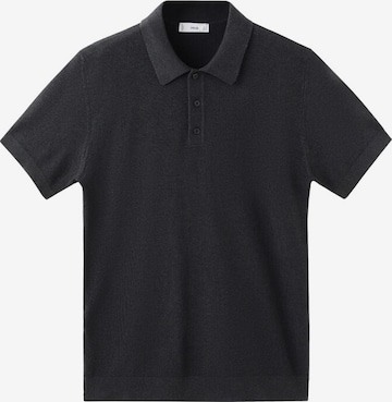 MANGO MAN Poloshirt 'Andrew' in Schwarz: Vorderseite