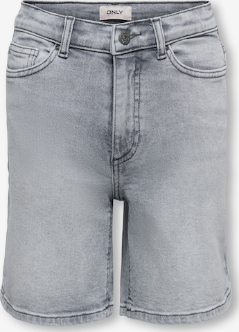 ONLY GIRLS Regular Jeans 'KOGJUICY' in Grijs: voorkant