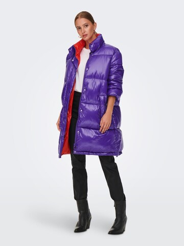 Manteau d’hiver 'SKY' ONLY en violet : devant