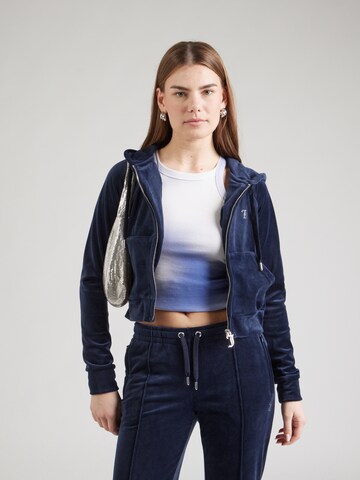 Juicy Couture Кофта на молнии 'Madison' в Синий