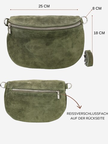 Brise Schultertasche 'Afia Suede' in Grün