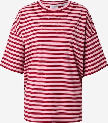 rožinė Essentiel Antwerp Marškinėliai: priekis