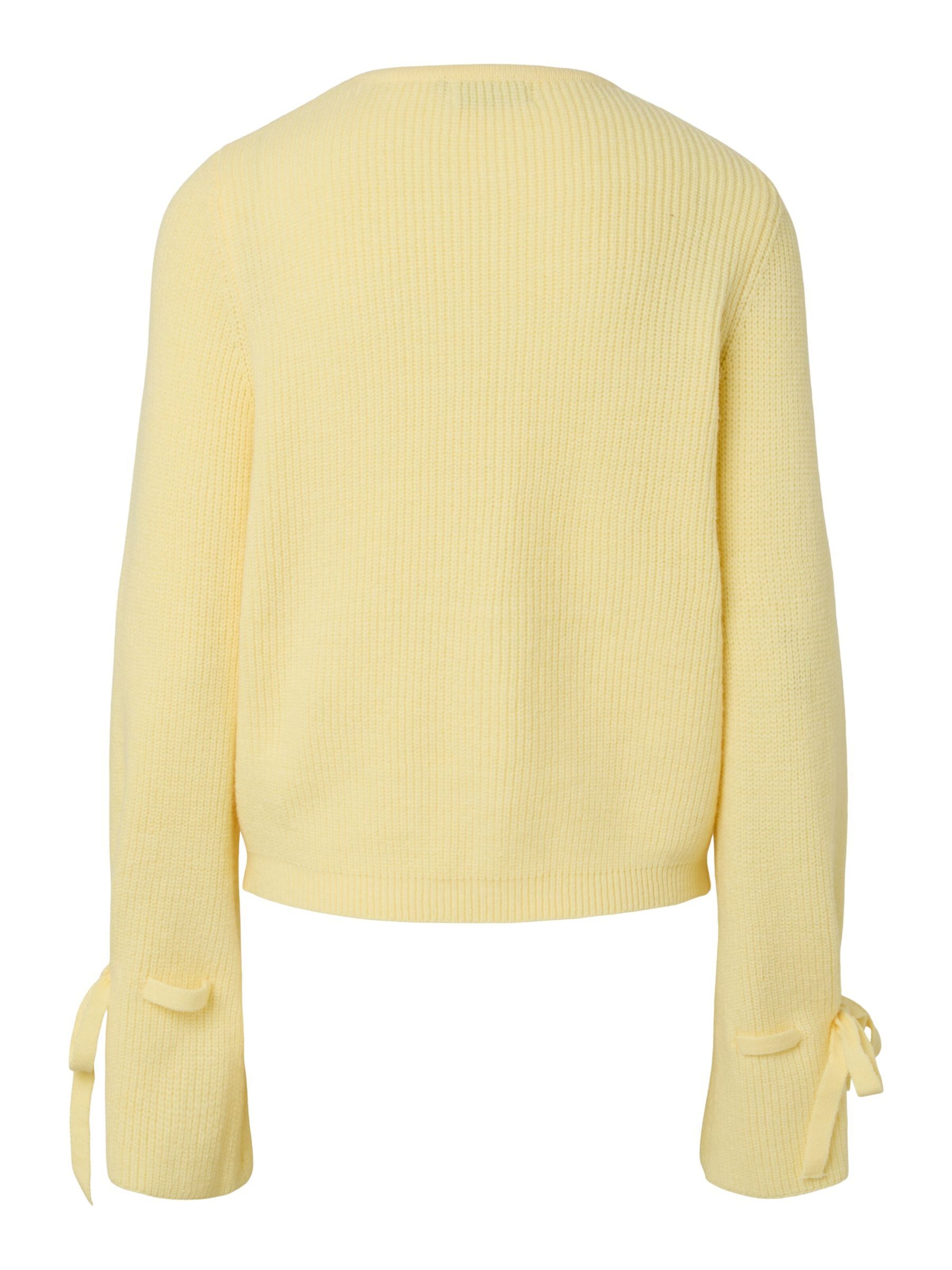 PIECES - Cárdigan 'PCRIKKE' en amarillo