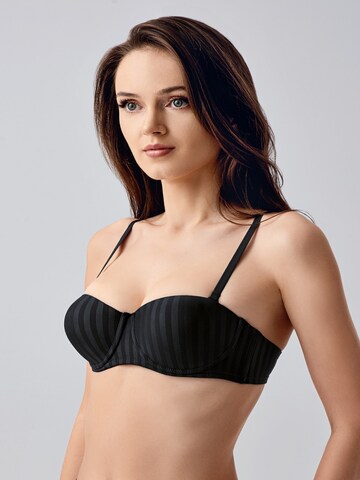 Bandeau Soutien-gorge C&City en noir