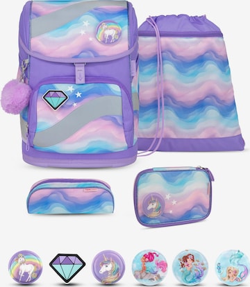 Belmil Schulranzen Set in Lila: Vorderseite