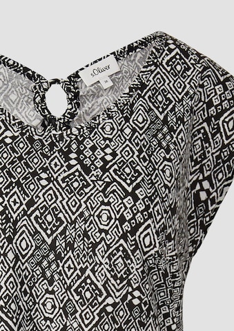 s.Oliver T-Shirt in Schwarz