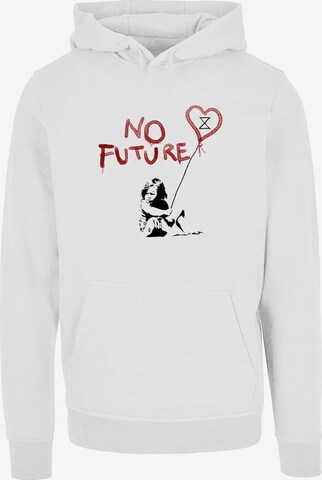 Merchcode Sweatshirt 'No Future' in Weiß: predná strana