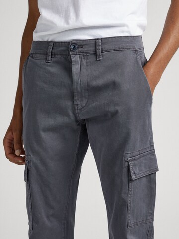 Pepe Jeans Regular Cargohose 'SEAN' in Grau