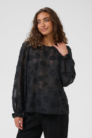 CULTURE Bluse in Schwarz: Vorderseite