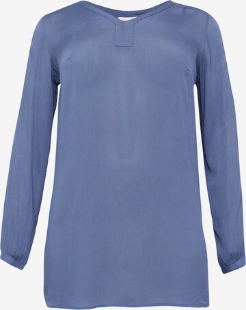 KAFFE CURVE Tunic 'Ami' in Blue: front