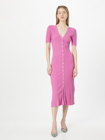 FRNCH PARIS - Vestido 'LYDIA' em roxo: frente