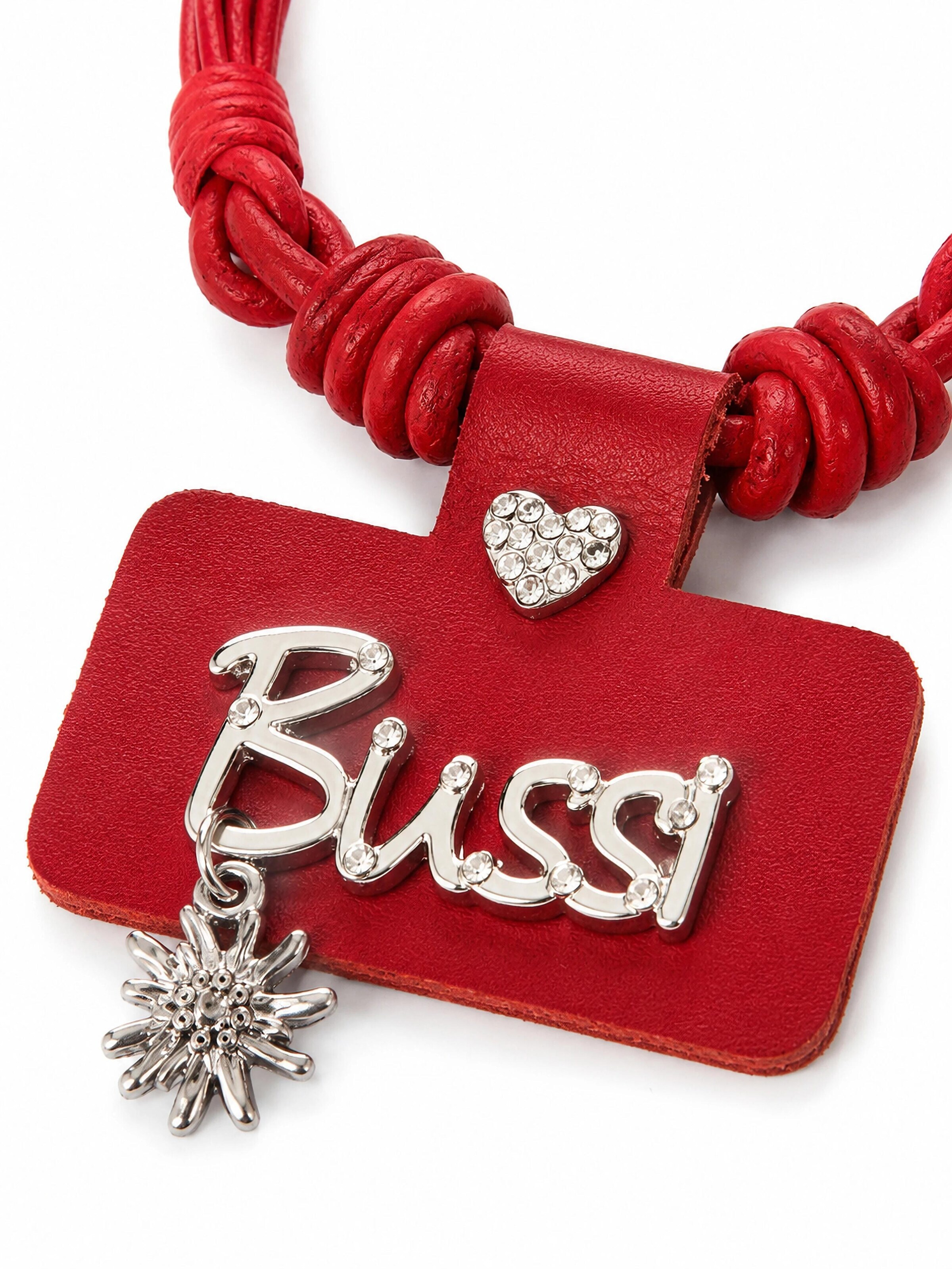 Allgäu Rebell Necklace 'Bussi' in Red