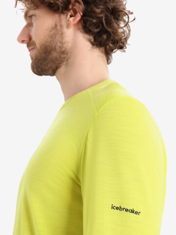 ICEBREAKER Функционална тениска '200 Oasis' в жълто