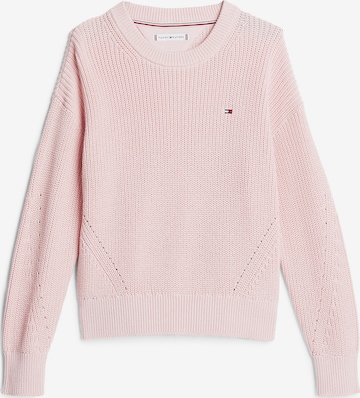 TOMMY HILFIGER Trui 'Essential' in Roze: voorkant