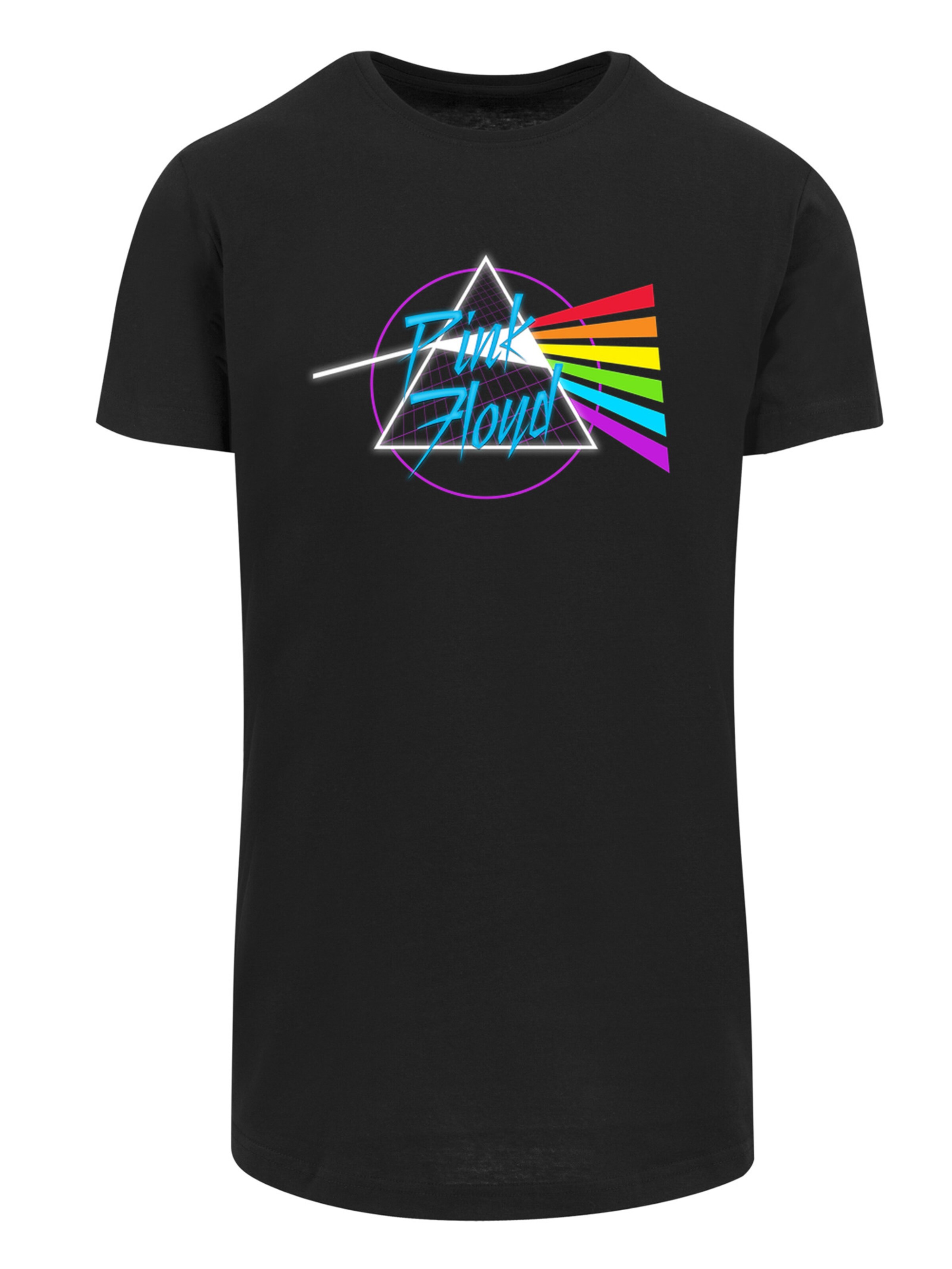 F4NT4STIC Shirt 'Pink Floyd' in Black: front