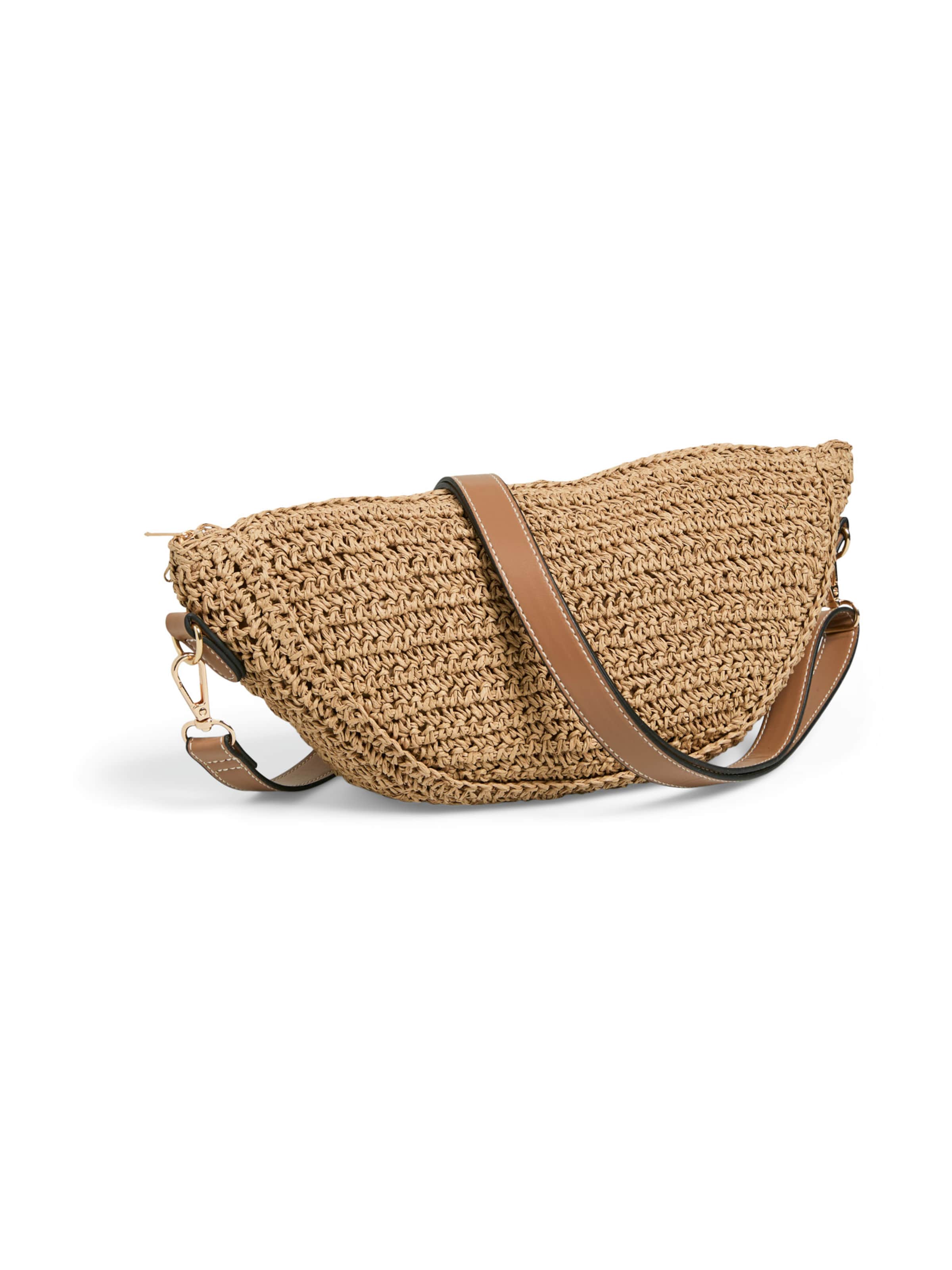 PIECES Crossbody Bag 'PCAMANDA' in Beige: front