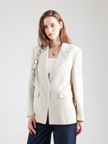 YAS Блейзер 'YASLIRU LS BLAZER' в Бежевый: спереди