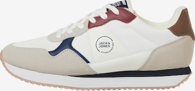 JACK & JONES Niske tenisice 'JFWROBIN' u ecru/prljavo bijela / morsko plava / tamno crvena / bijela, Pregled proizvoda