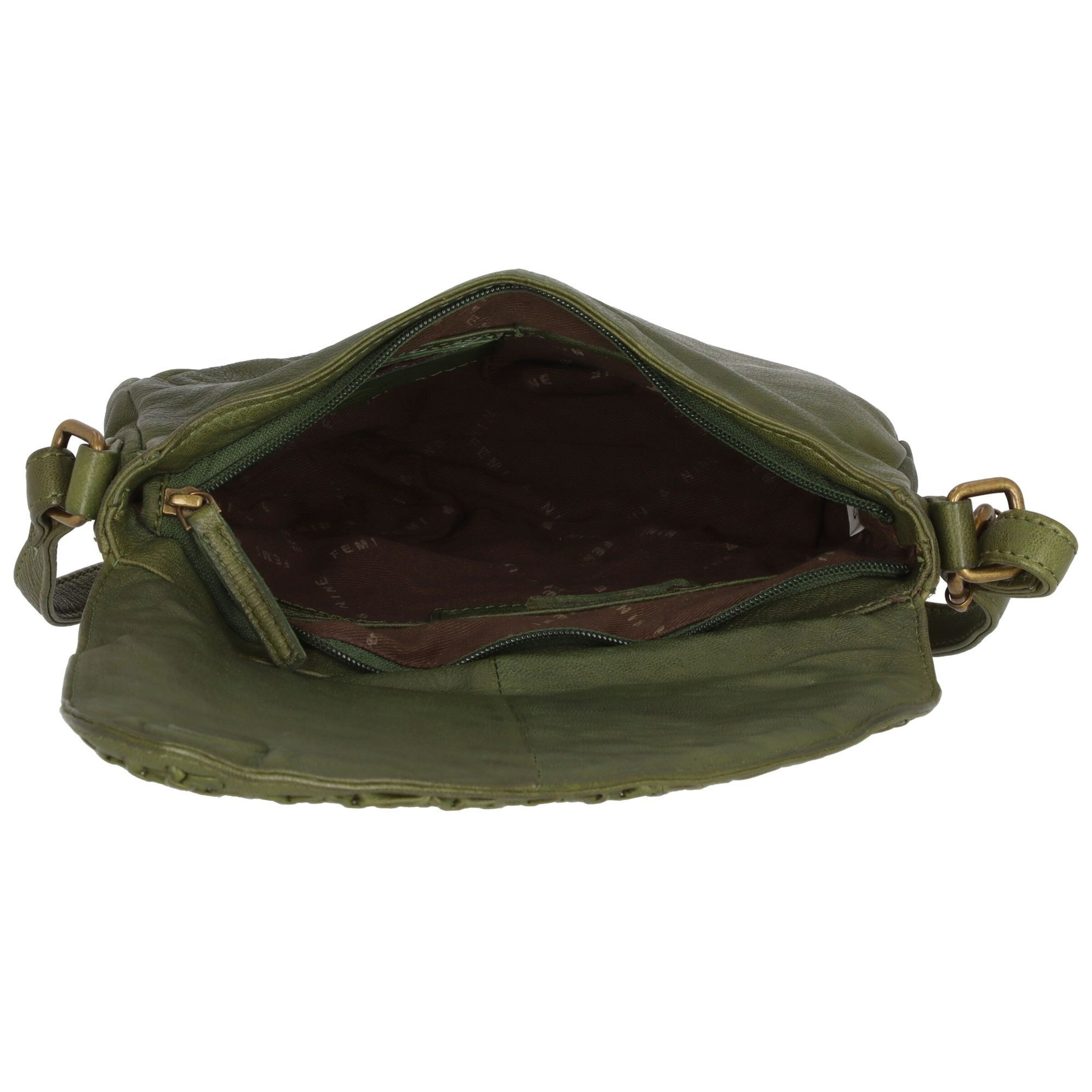 Borsa a tracolla 'Femi & Nine' di Greenland Nature in verde