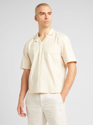 HOLLISTER Regular Fit Paita 'MAR4' värissä beige: etupuoli