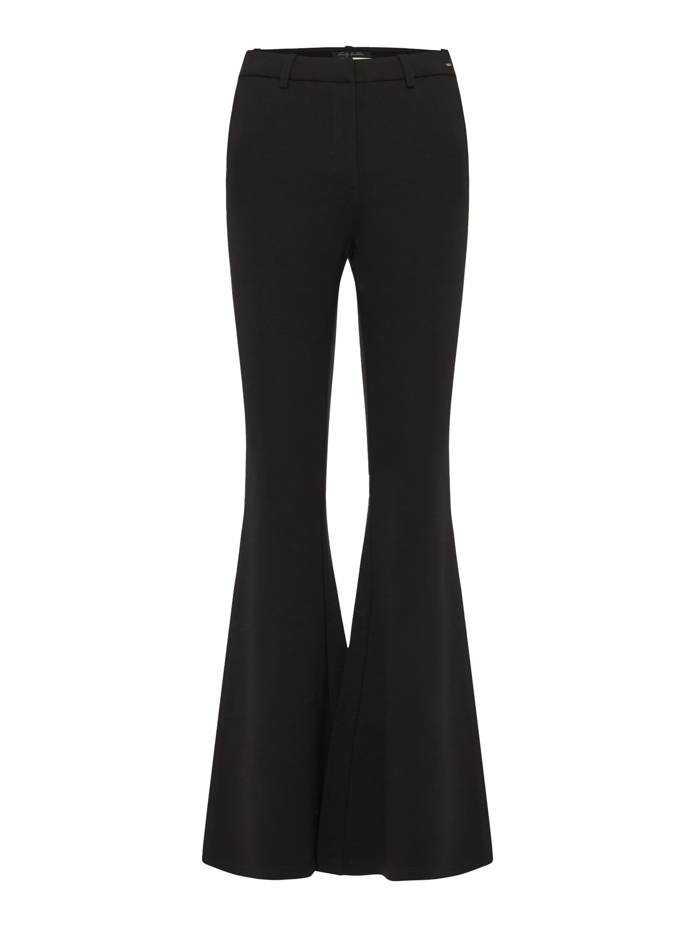 Evazați Pantaloni de la Funky Buddha pe negru: față