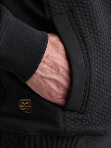 PME Legend Between-season jacket 'Sweatshirt with jacquard pattern and flight pocket' in Blue