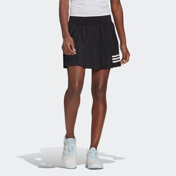 ADIDAS SPORTSWEAR Bralette Sports skirt 'Club Pleated' in Black: front