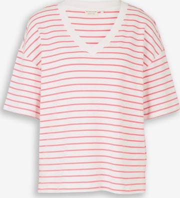 TOM TAILOR Shirt in Wit: voorkant