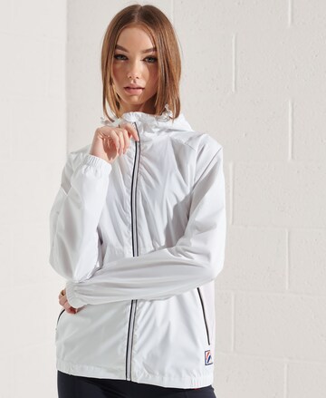 Superdry Between-Season Jacket 'Cagoule' in White: front