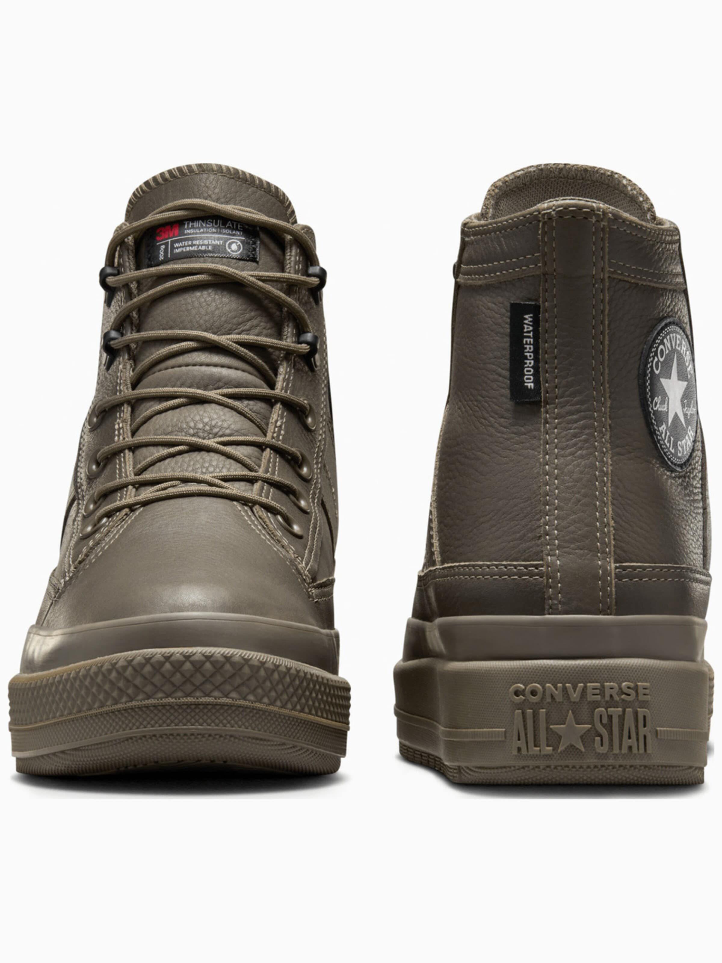 CONVERSE Sneakers hoog 'Chuck Taylor All Star Equip Waterproof' in Bruin