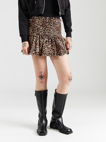 Gonna di Monki in beige: frontale