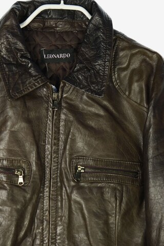 LEONARDO Lederjacke L in Braun