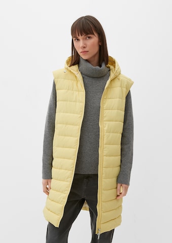 s.Oliver Vest in Yellow: front